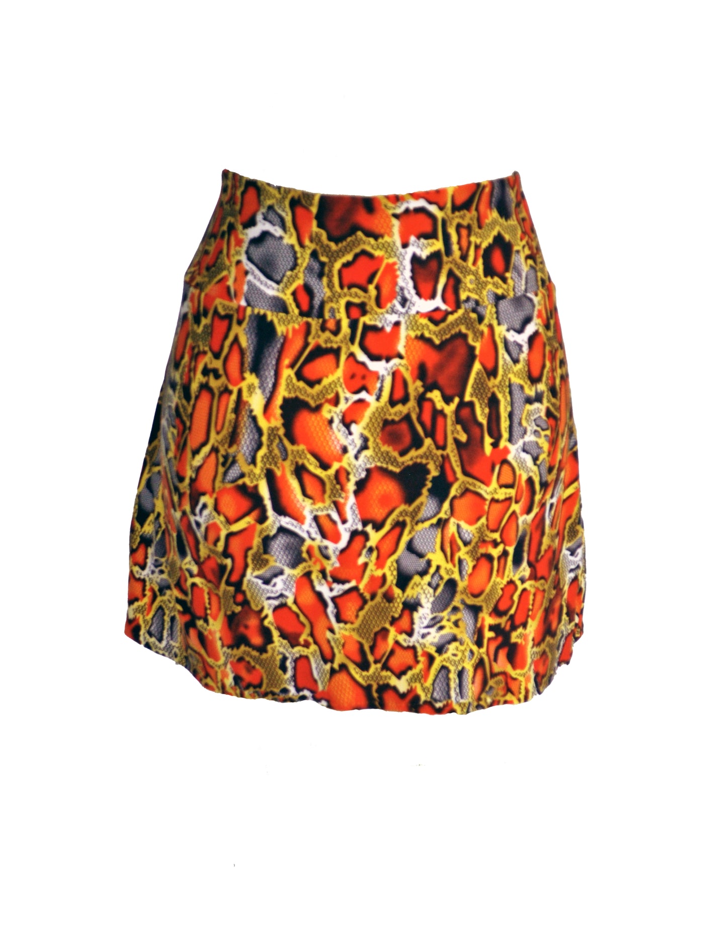 SnakeSkin Mini Skirt