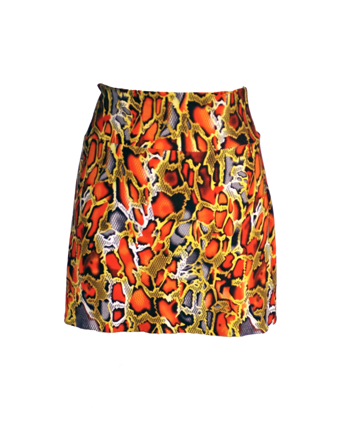 SnakeSkin Mini Skirt