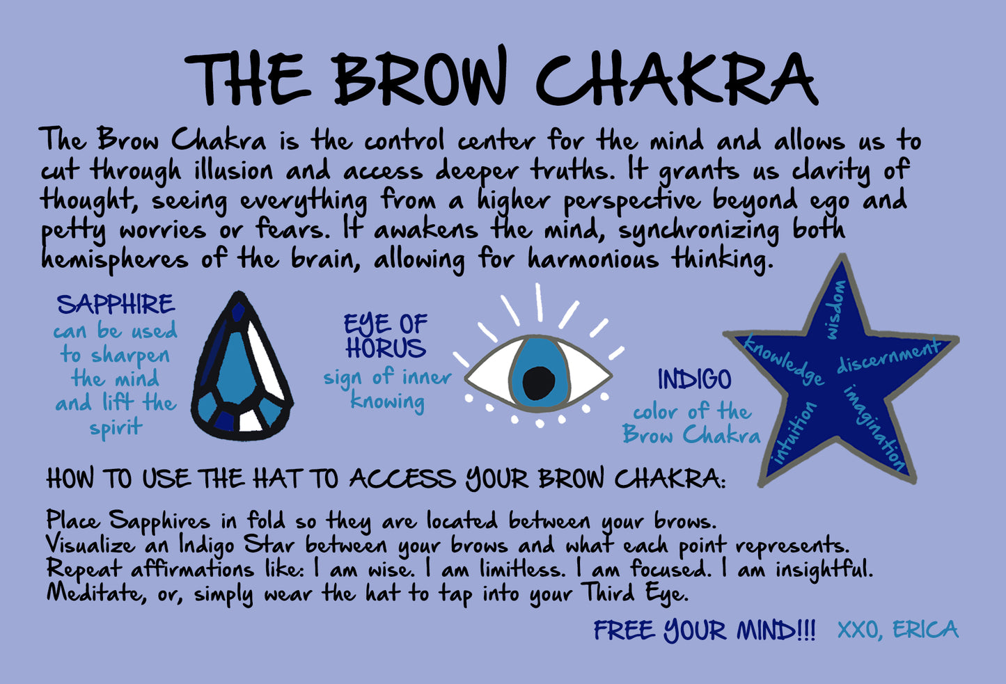 
                  
                    The Brow Chakra Hat
                  
                