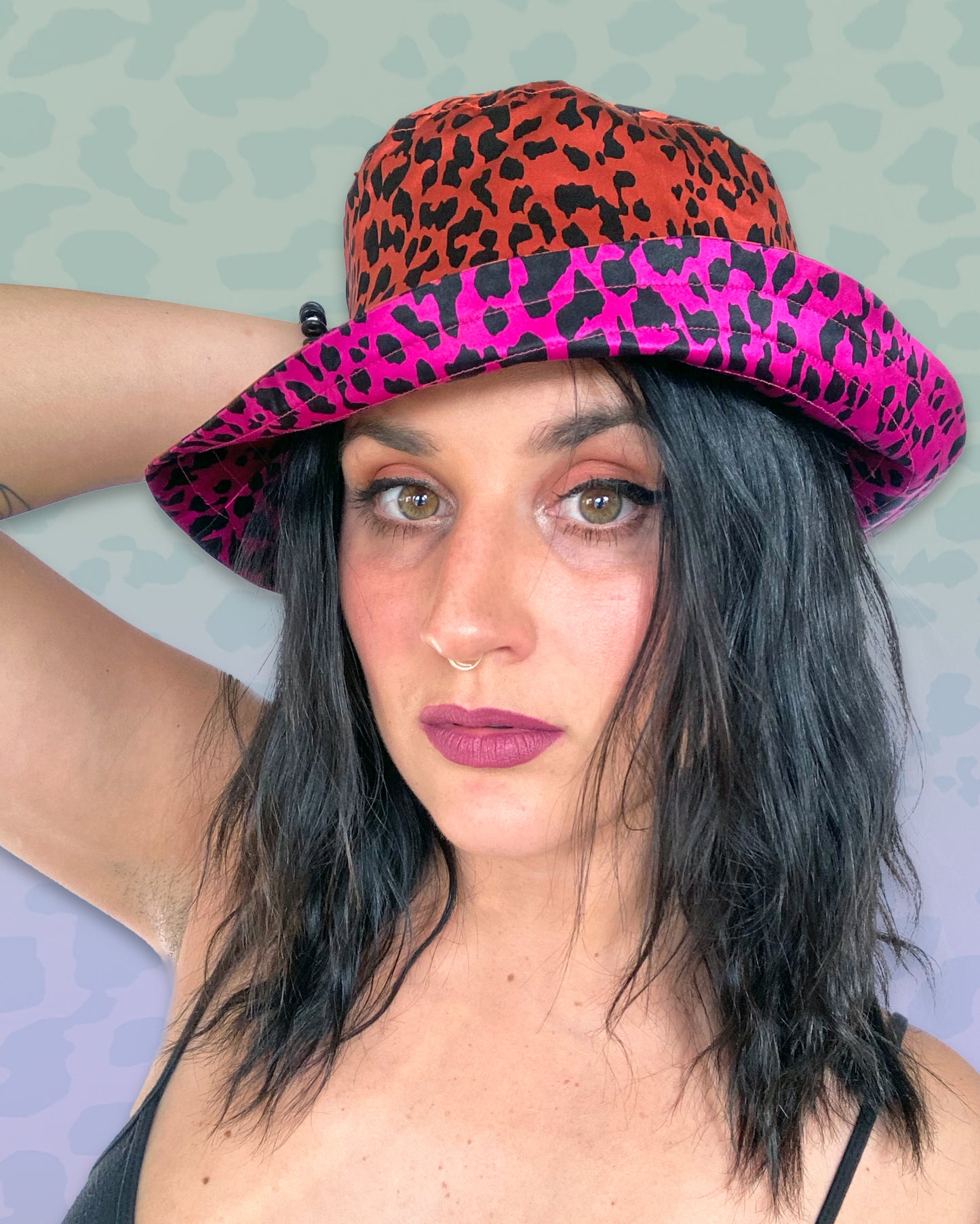 
                  
                    Reversible Cheetah Girl Bucket Hat
                  
                